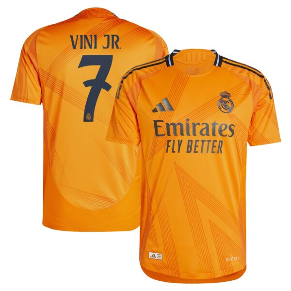 Real Madrid Away Authentic Shirt 2024-25 with Vini Jr. 7 printing