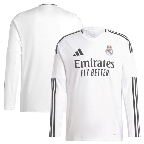 Real Madrid Home Shirt 2024-25 - Long Sleeve